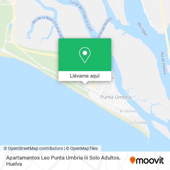 Mapa Apartamentos Leo Punta Umbria Iii Solo Adultos