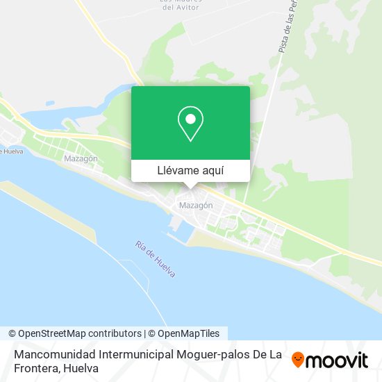 Mapa Mancomunidad Intermunicipal Moguer-palos De La Frontera