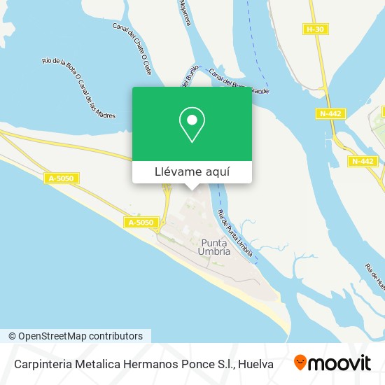 Mapa Carpinteria Metalica Hermanos Ponce S.l.