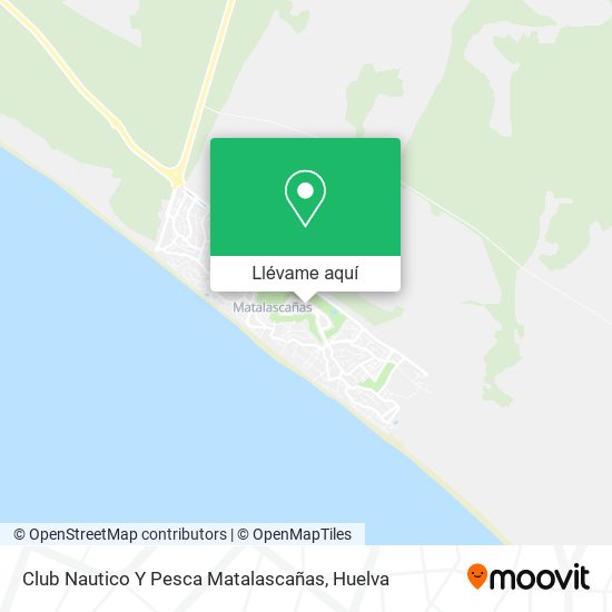 Mapa Club Nautico Y Pesca Matalascañas