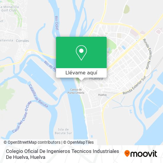 Mapa Colegio Oficial De Ingenieros Tecnicos Industriales De Huelva