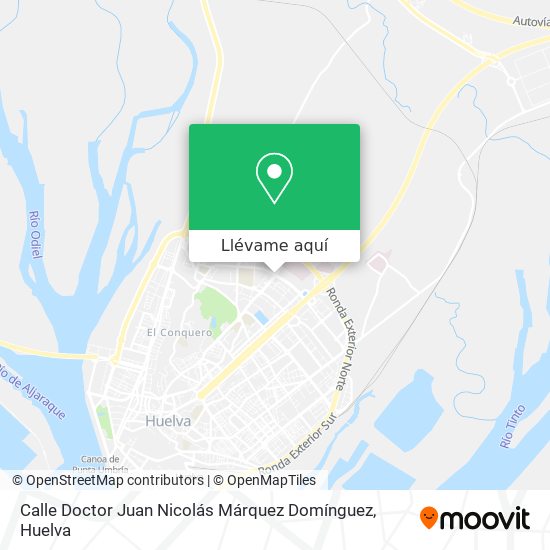 Mapa Calle Doctor Juan Nicolás Márquez Domínguez