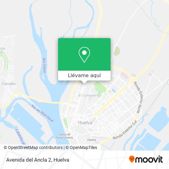 Mapa Avenida del Ancla 2