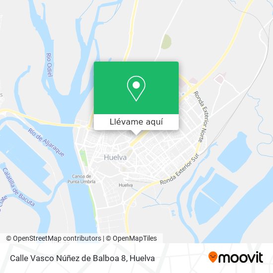 Mapa Calle Vasco Núñez de Balboa 8