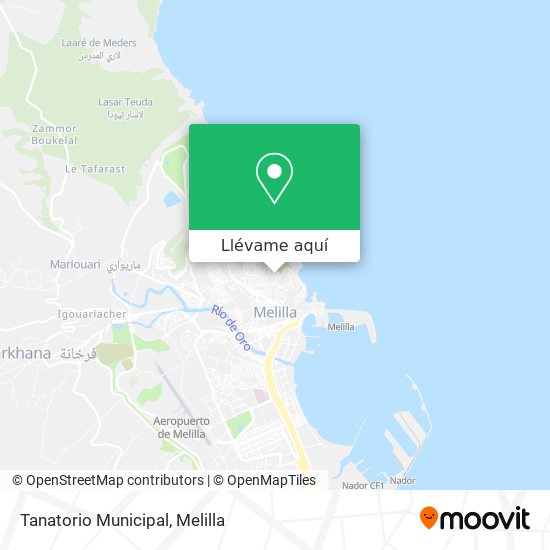 Mapa Tanatorio Municipal
