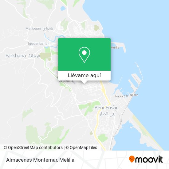 Mapa Almacenes Montemar