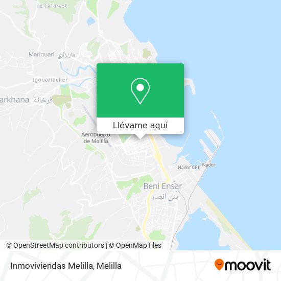 Mapa Inmoviviendas Melilla