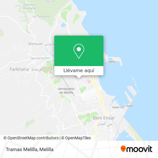 Mapa Tramas Melilla