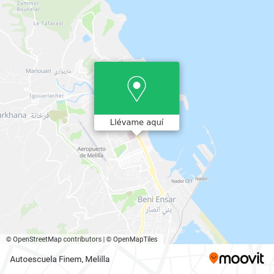 Mapa Autoescuela Finem