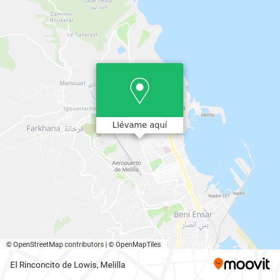 Mapa El Rinconcito de Lowis