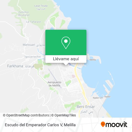 Mapa Escudo del Emperador Carlos V