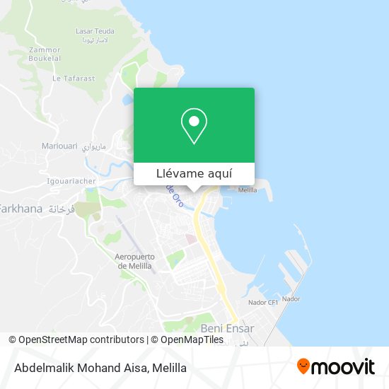 Mapa Abdelmalik Mohand Aisa