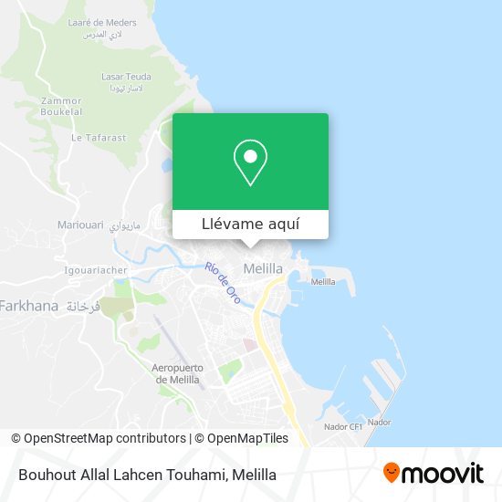 Mapa Bouhout Allal Lahcen Touhami