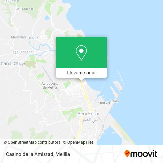 Mapa Casino de la Amistad