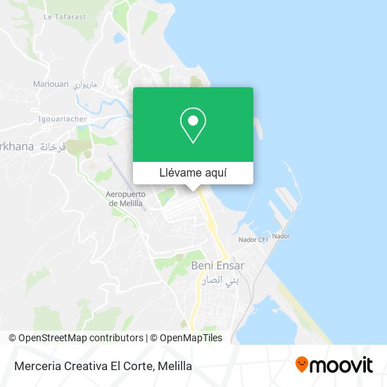 Mapa Merceria Creativa El Corte
