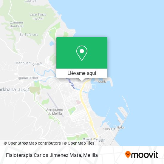 Mapa Fisioterapia Carlos Jimenez Mata