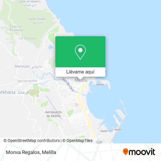 Mapa Monva Regalos