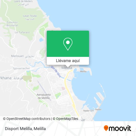 Mapa Disport Melilla