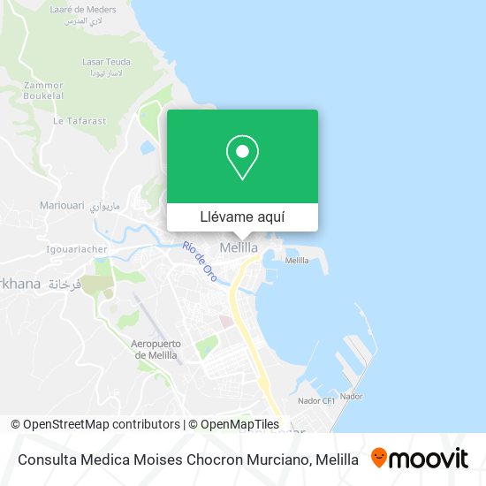 Mapa Consulta Medica Moises Chocron Murciano