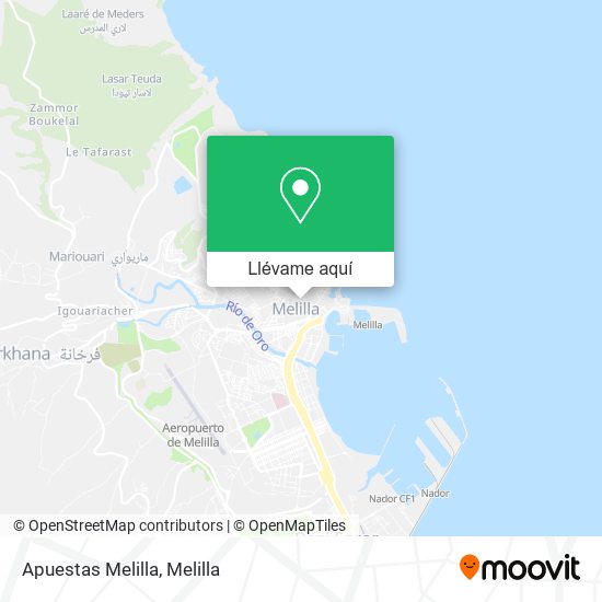 Mapa Apuestas Melilla