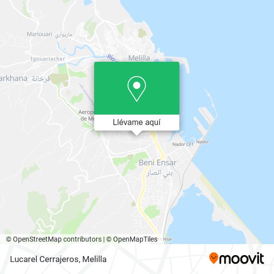 Mapa Lucarel Cerrajeros