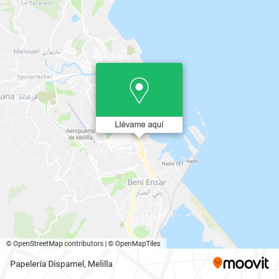 Mapa Papelería Dispamel