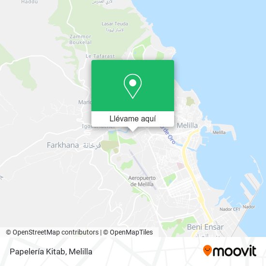 Mapa Papelería Kitab