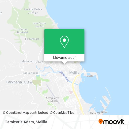Mapa Carnicería Adam