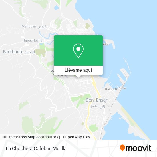 Mapa La Chochera Cafébar