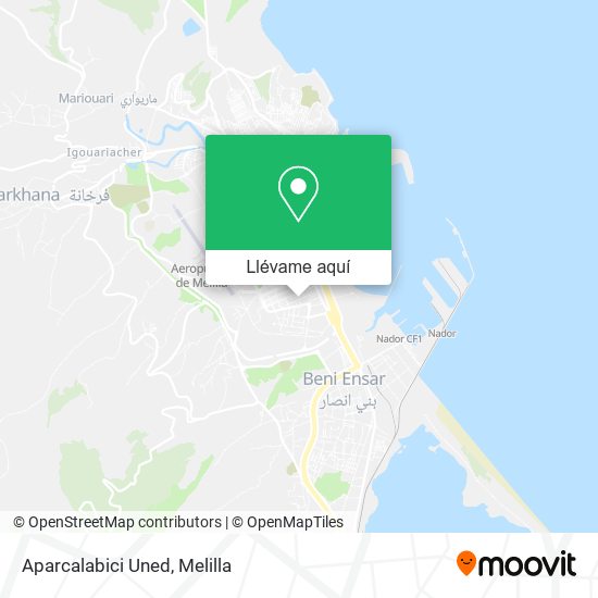 Mapa Aparcalabici Uned