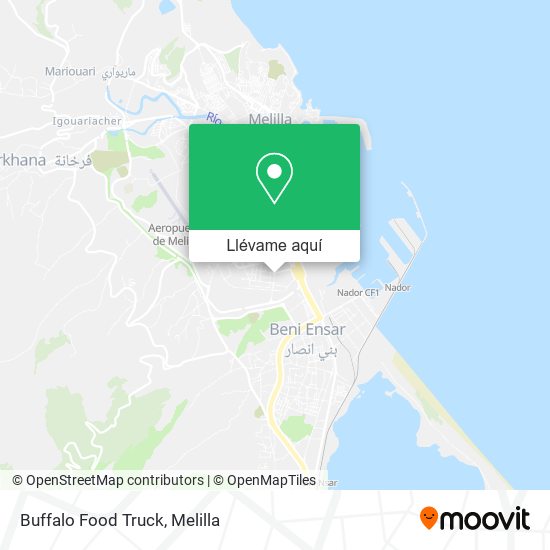 Mapa Buffalo Food Truck