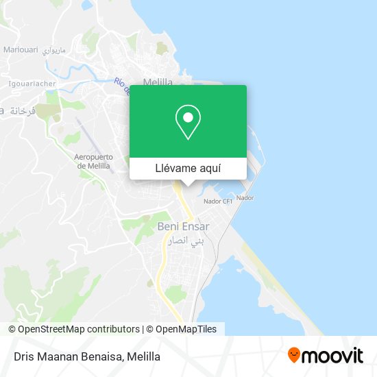 Mapa Dris Maanan Benaisa