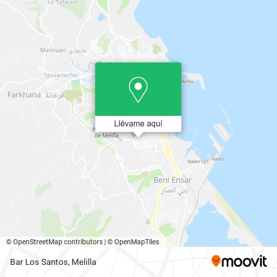 Mapa Bar Los Santos