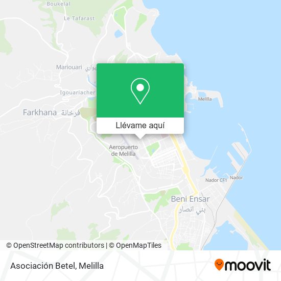 Mapa Asociación Betel