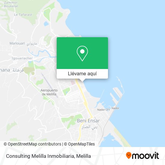 Mapa Consulting Melilla Inmobiliaria