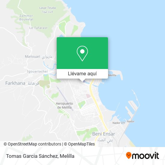 Mapa Tomas Garcia Sánchez