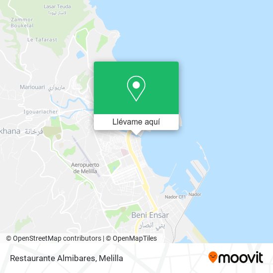 Mapa Restaurante Almibares