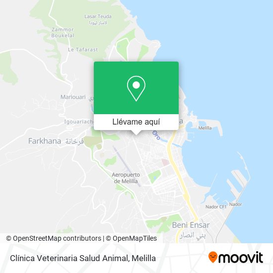 Mapa Clínica Veterinaria Salud Animal