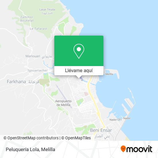 Mapa Peluquería Lola
