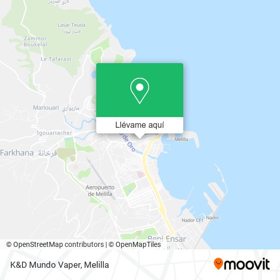 Mapa K&D Mundo Vaper