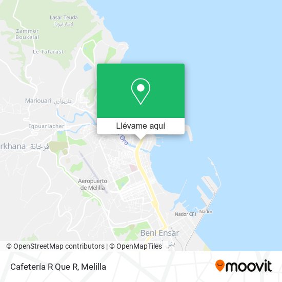 Mapa Cafetería R Que R