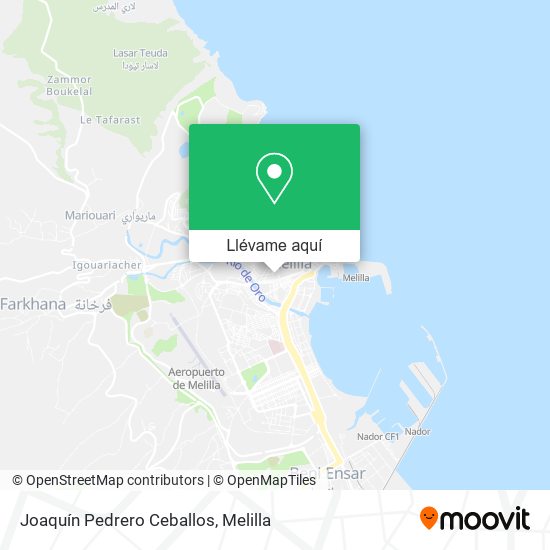 Mapa Joaquín Pedrero Ceballos