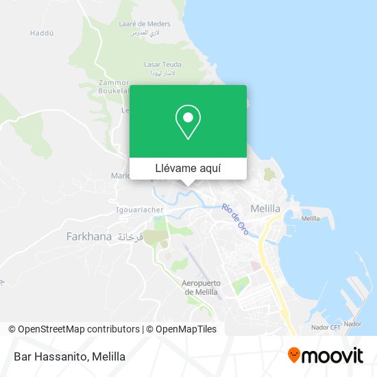 Mapa Bar Hassanito