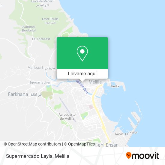 Mapa Supermercado Layla