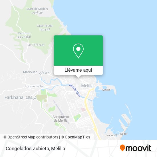 Mapa Congelados Zubieta