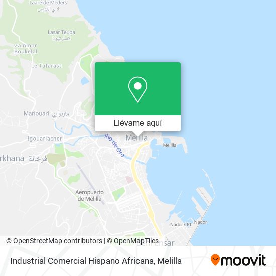 Mapa Industrial Comercial Hispano Africana