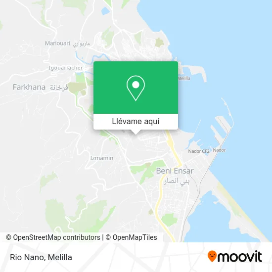 Mapa Rio Nano