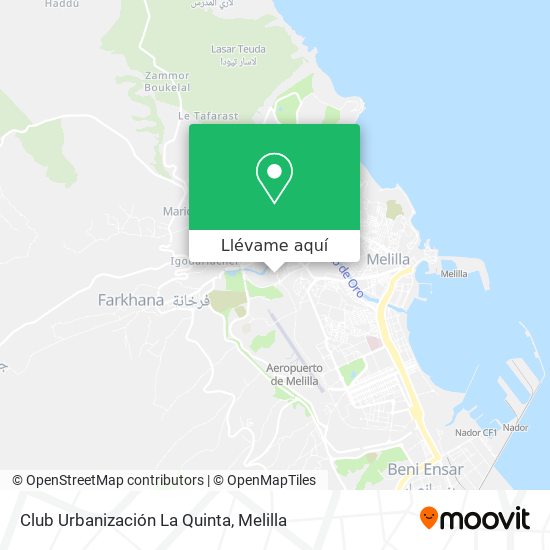 Mapa Club Urbanización La Quinta