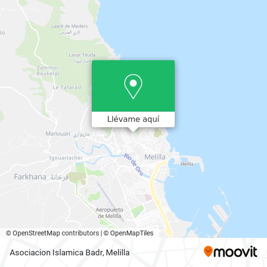 Mapa Asociacion Islamica Badr