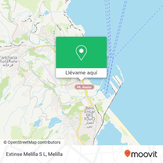 Mapa Extinse Melilla S L